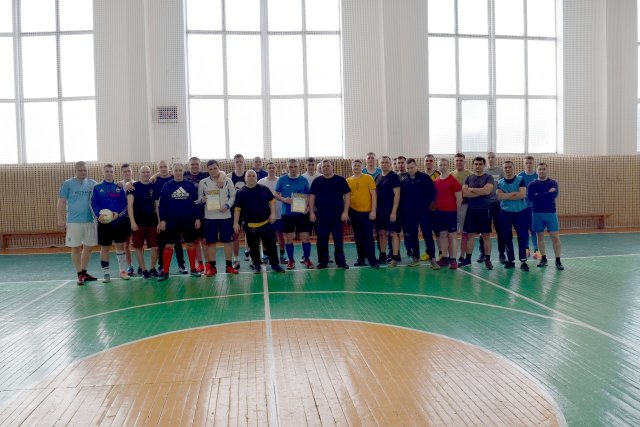 Состоялся турнир по мини-футболу, посвящённый Дню защитника Отечества, среди подразделений ОМВД России по Грязинскому району